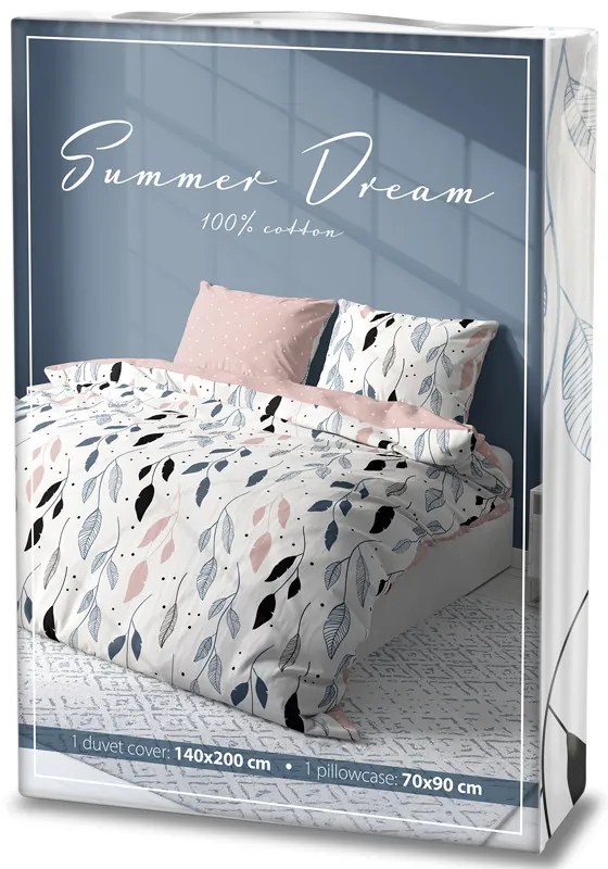 Bavlnené obliečky DELUXE LEAFS 140x200 cm