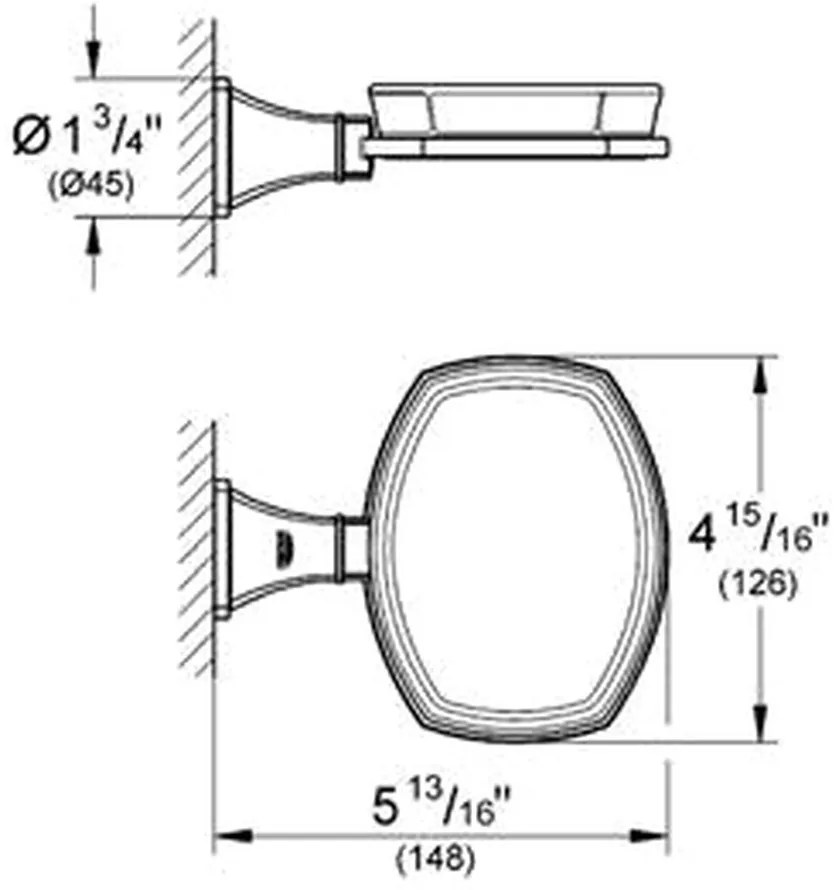 Grohe Grandera - Keramická miska na mydlo, chróm 40628000