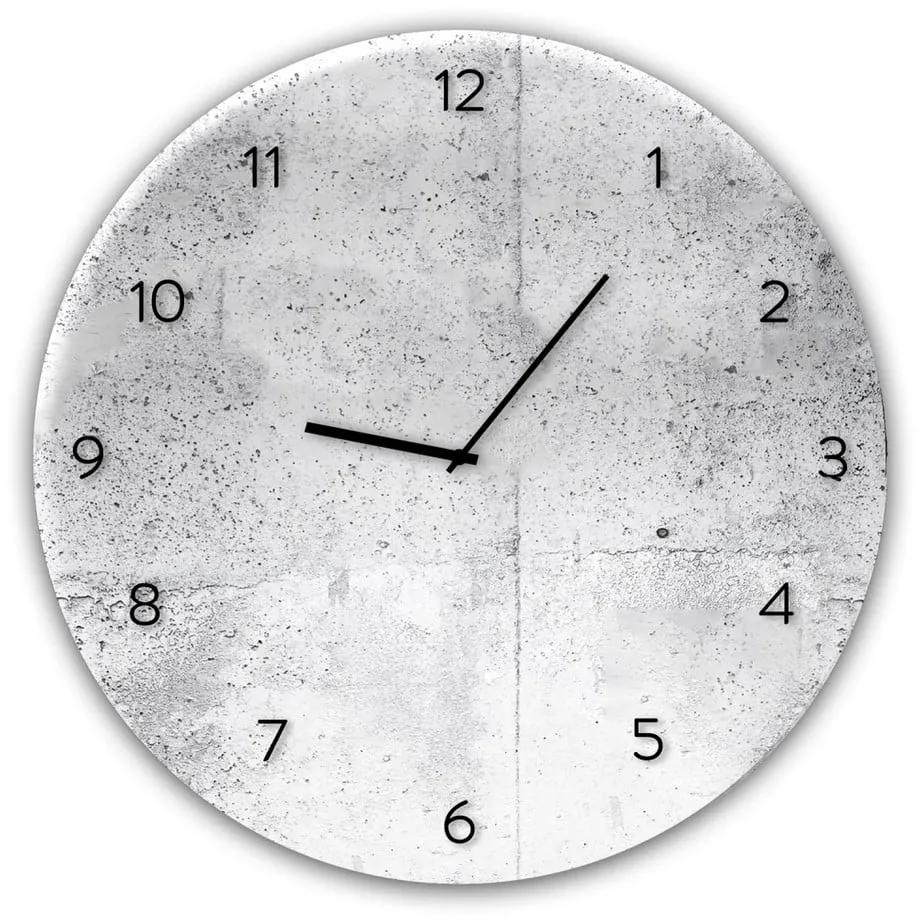 Nástenné hodiny Styler Glassclock Wall, ⌀ 30 cm