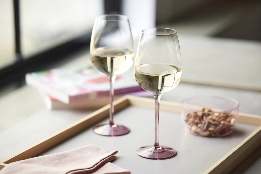 Vinné poháre Vienna 530 ml zelené 4 ks
