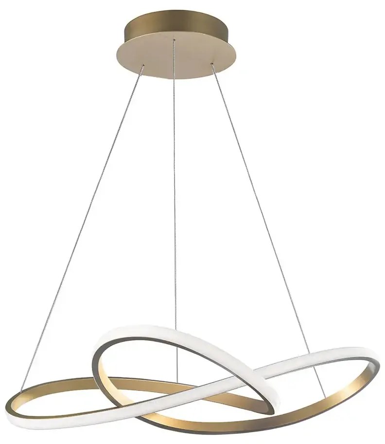 LED luster Fusion 72 zlaté