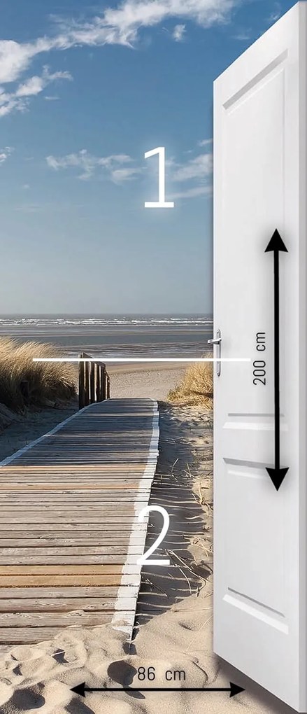 Fototapeta na dvere BEACH DUNE 86x200 cm