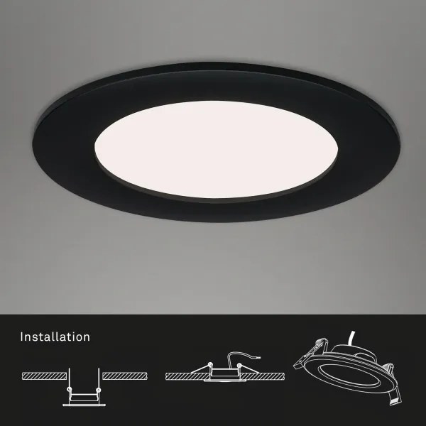 Brilo - SADA 3x LED Kúpeľňové podhľadové svietidlo FLAT LED/7W/230V IP44