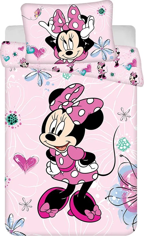XPOSE® Obliečky do postieľky MINNIE - Flowers 02