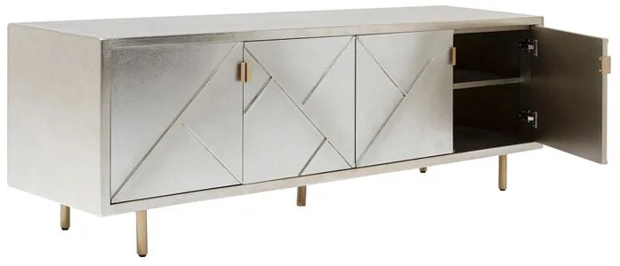 Venice Triangle komoda strieborná 180 cm