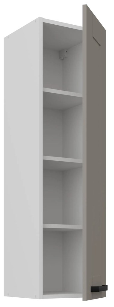 Horná kuchynská skrinka Lucid 30 G-108 1F (korpus: biela + front: mdf claygrey). Vlastná spoľahlivá doprava až k Vám domov. 1134681