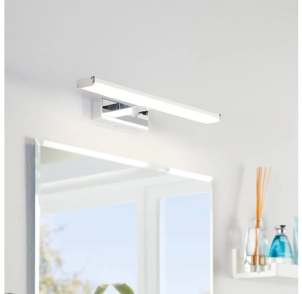 Eglo 79532 - LED Kúpeľňové osvetlenie zrkadla SARNOR 7,4W/230V 40 cm IP44 chróm 79532