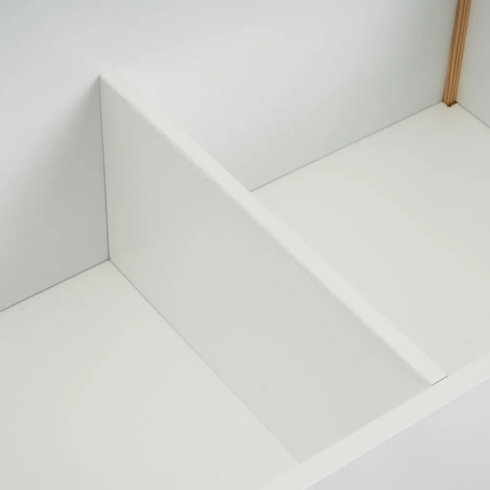 Biela detská knižnica 63x42 cm – Casa Selección