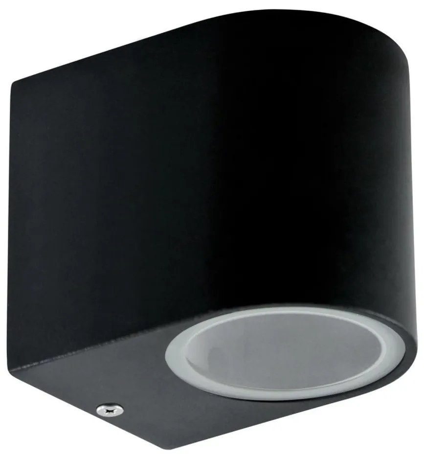 Vonkajšie nástenné svietidlo BOSTON 1xGU10/10W/230V IP44 čierna