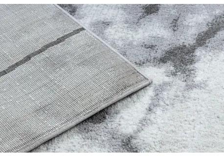 Moderný koberec COZY Lina, geometrický , mramor - Štrukturálny, dve vrstvy rúna, šedá Veľkosť: 140x190 cm