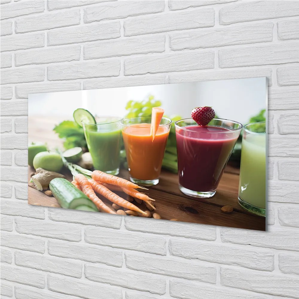 Obraz plexi Zeleninové kokteily 140x70 cm