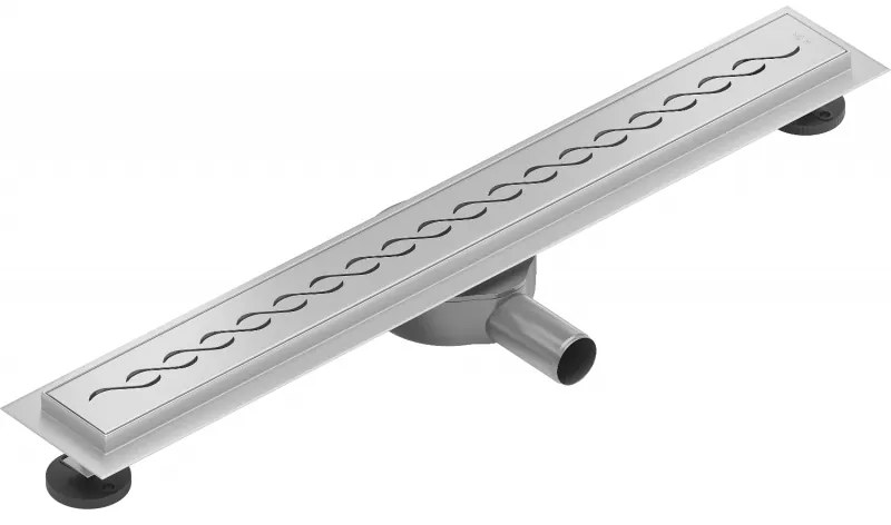 Mexen Flat 360 ° M18 rotačný lineárny odtok 60 cm, chróm - 1023060-40