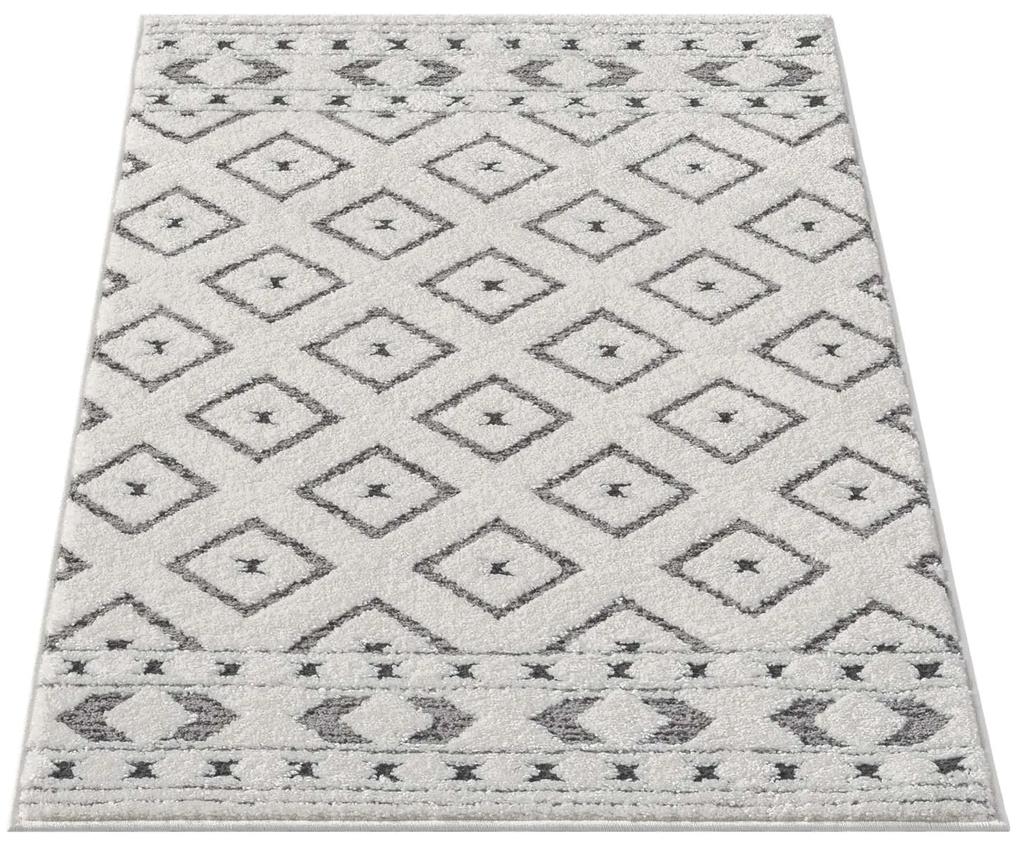 Dekorstudio Moderný koberec LOUNGE 9999 - sivý Rozmer koberca: 120x170cm
