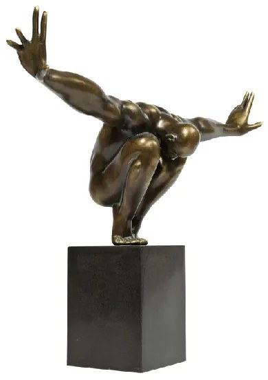 Athlet dekorácia bronzová
