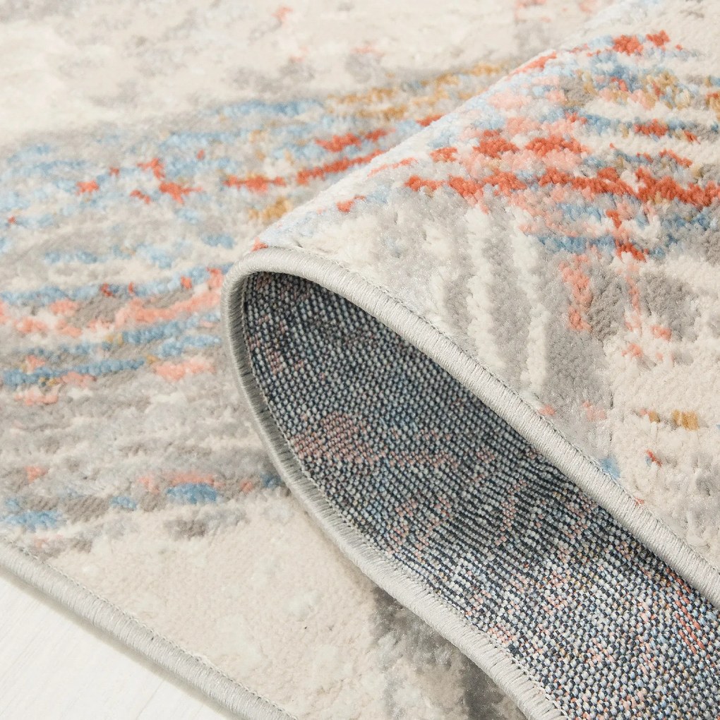 TA Koberec G505C BIELY/LOSOSOVÝ PORTLAND HIK Rozmer: 160x220 cm