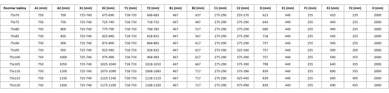 Mexen Mist-H Duo, 2-krídlový výklopný sprchový kút 75 x 75 cm, číre sklo, medený matný profil, 8A5-075L-075P-65-00