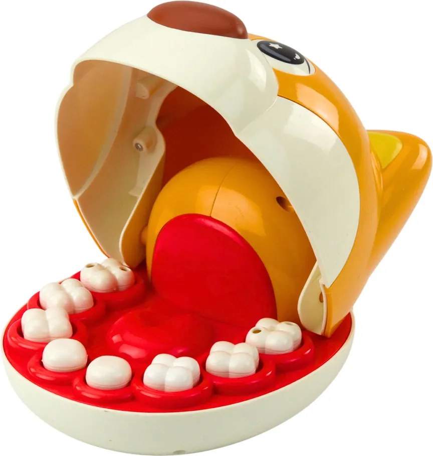 LEAN Toys Pes u zubára interaktívna hračka lekárska sada chorý zub