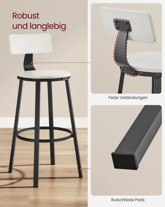 Set vysokých barových stoličiek LBC026B73V1