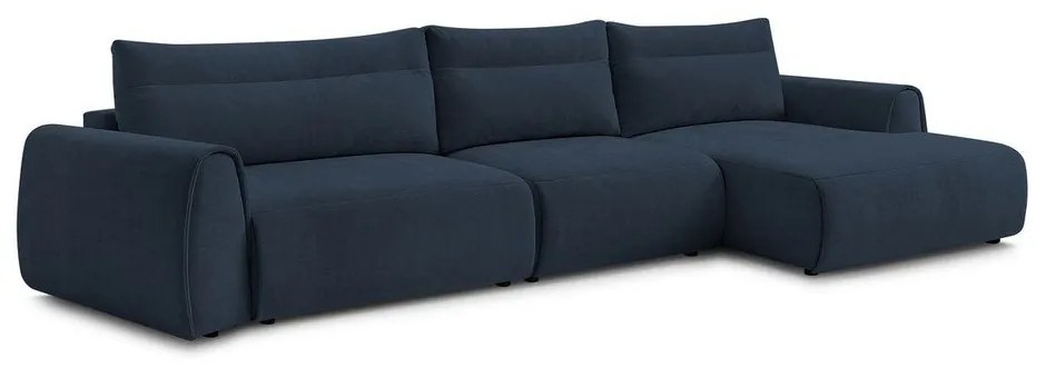 Tmavomodrá rohová pohovka Aden – Bobochic Paris