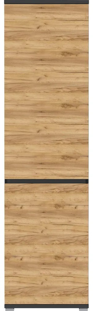 Šatníková skriňa v dekore duba 54x200 cm Lissabon - Germania