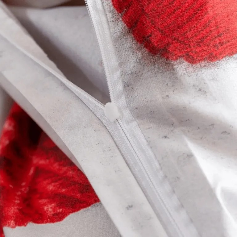 Obliečky z mikrovlákna VELHEART červené Rozmer obliečky: 2 ks 70 x 80 cm | 160 x 200 cm