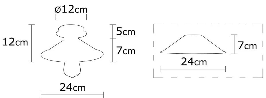Stropné svietidlo v bronzovej farbe s kovovým tienidlom ø 24 cm Berceste – Opviq lights