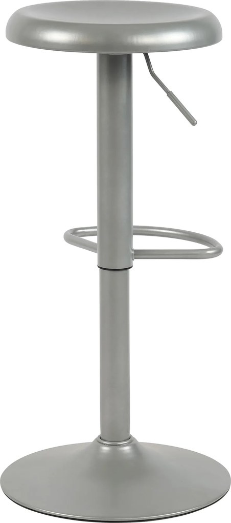 Barová stolička Williston - strieborná