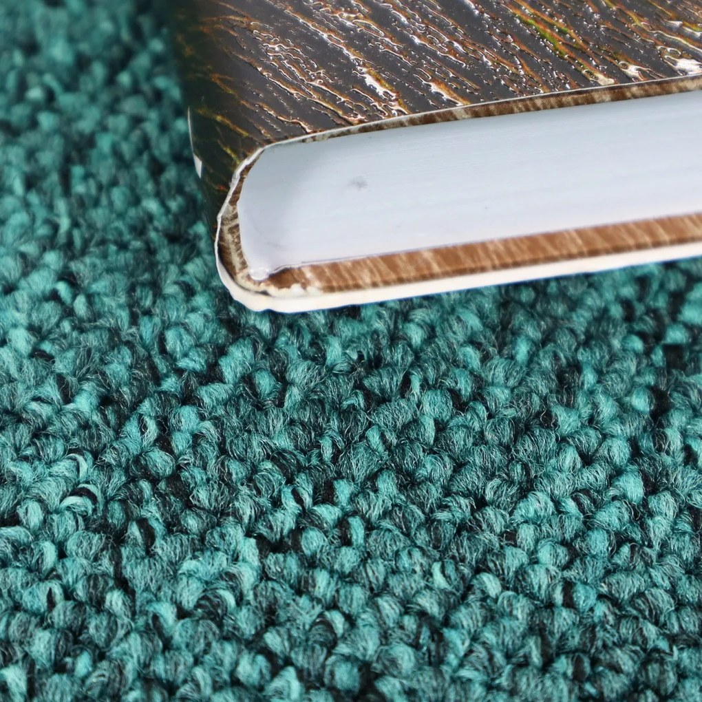 Metrážny koberec Debut 42, na mieru, šíře 4m, zelená, filc, detská izba, Betap