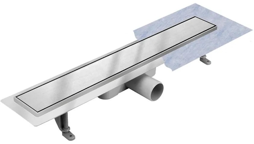 Odtokový žľab Reverzibilné Duplex Inox Dlaž / satén 800