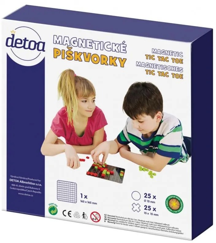 Detoa Magnetické puzzle s hríbikmi