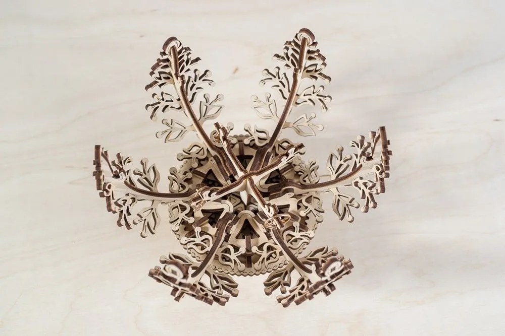 Ugears 3D puzzle Květina 101 ks