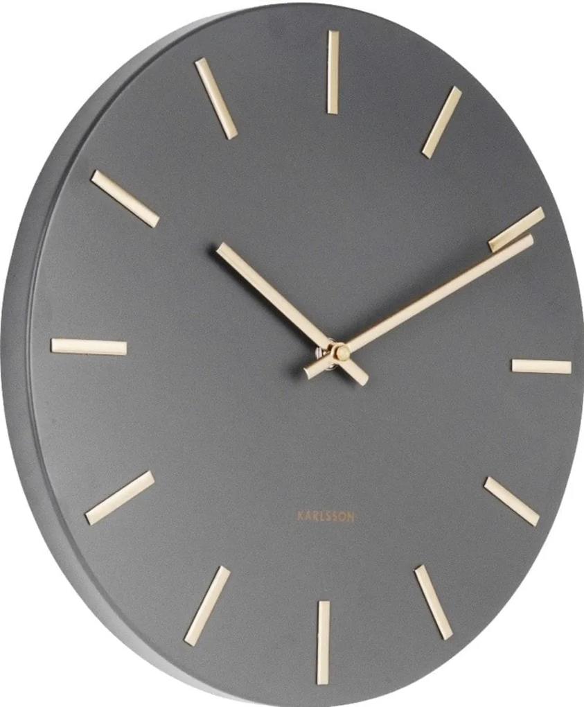 Dizajnové nástenné hodiny Karlsson 5821GY