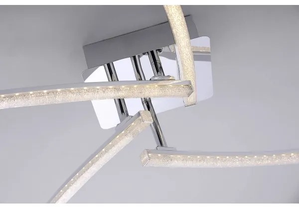 Leuchten Direkt 11291-17 - LED Prisadený luster SIMON 4xLED/3W/230V lesklý chróm