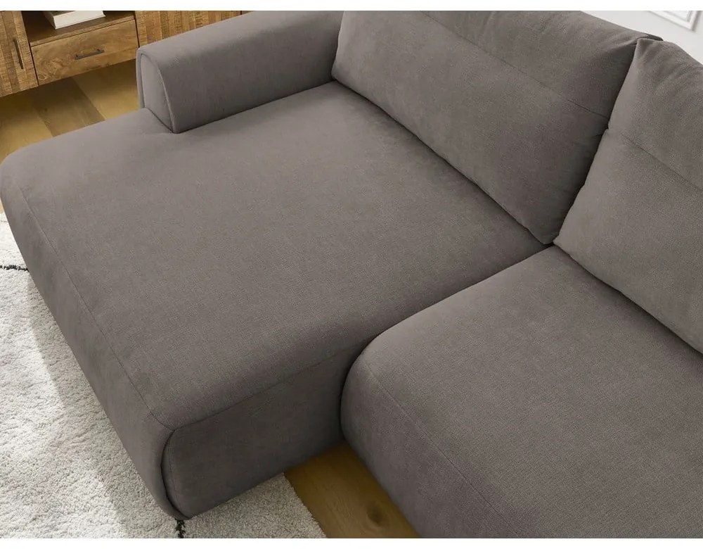 Hnedá rohová pohovka Aden – Bobochic Paris