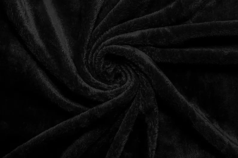 ECOMATRACE Mikroplyšová plachta čierna – 90×200 cm