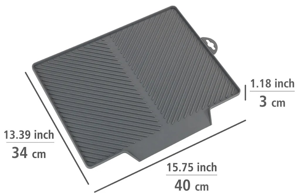 Wenko Odkvapkávacia podložka Nelia Maxi, 40 x 35 cm, L