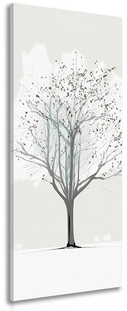 Obraz zimná koruna stromu