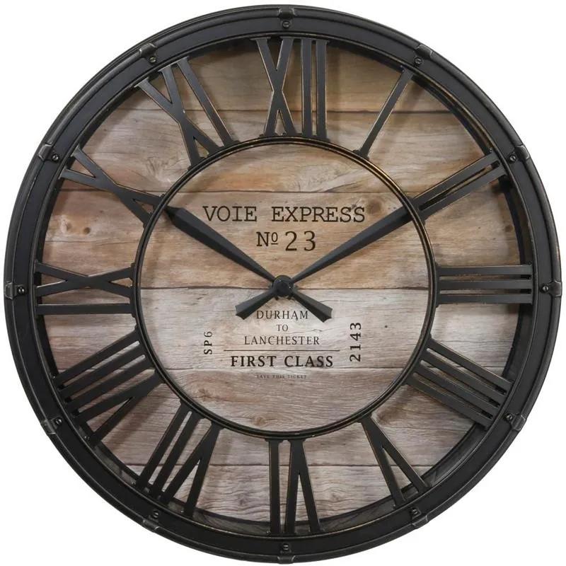 DekorStyle Nástenné hodiny Voie Express 39 cm