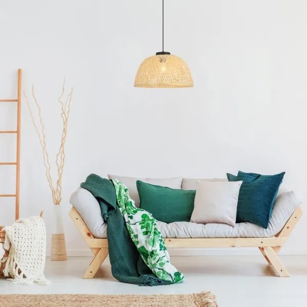 Rabalux 72025 - Luster na lanku RATTAN 1xE27/25W/230V ratan