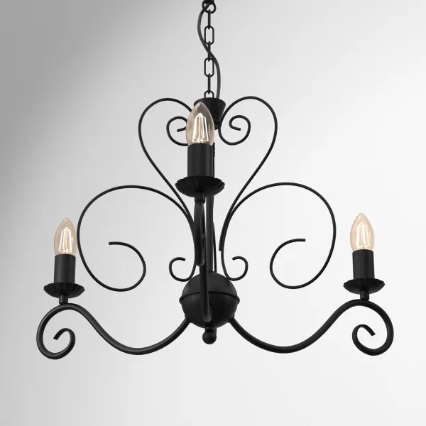 Luster na reťazi MAURO 3xE14/60W/230V