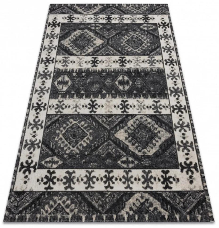 Kusový koberec Umberto sivočierný 180x270cm