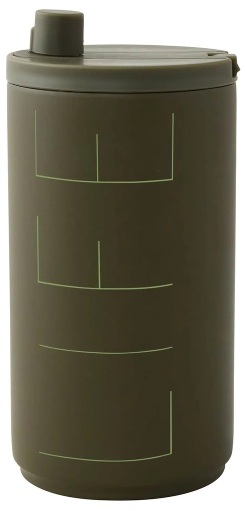 DESIGN LETTERS Termo hrnček Life Olive Green 350 ml