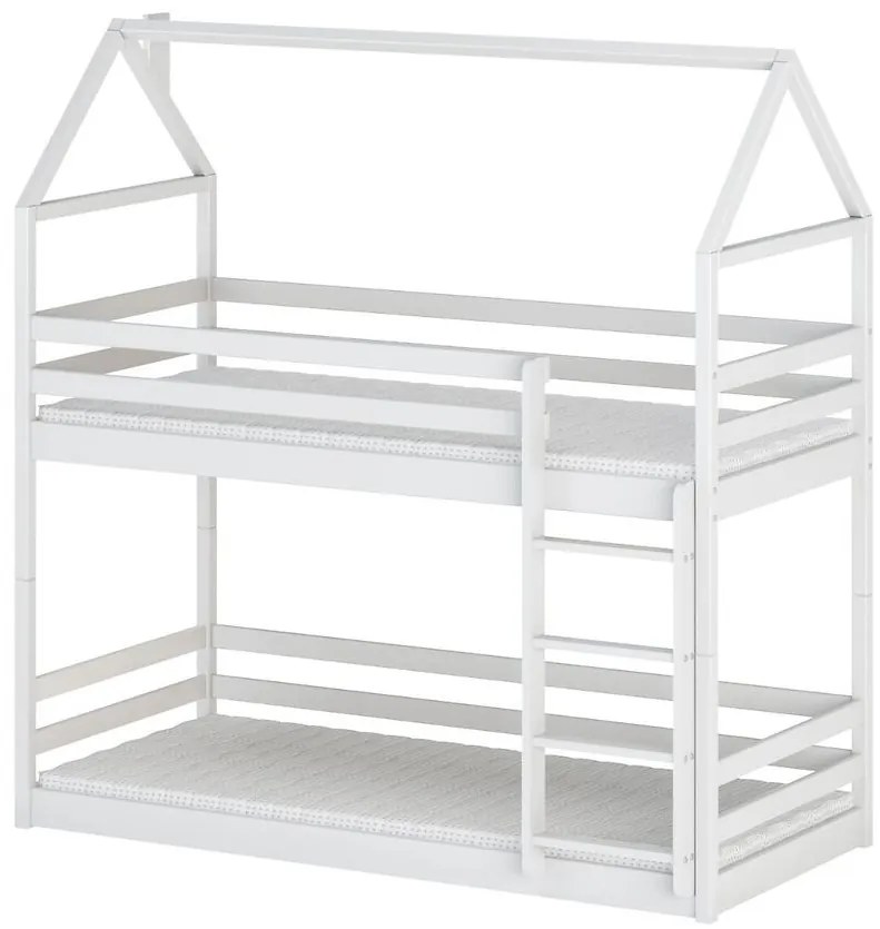 Posteľ Domček Axel 80x160 biela