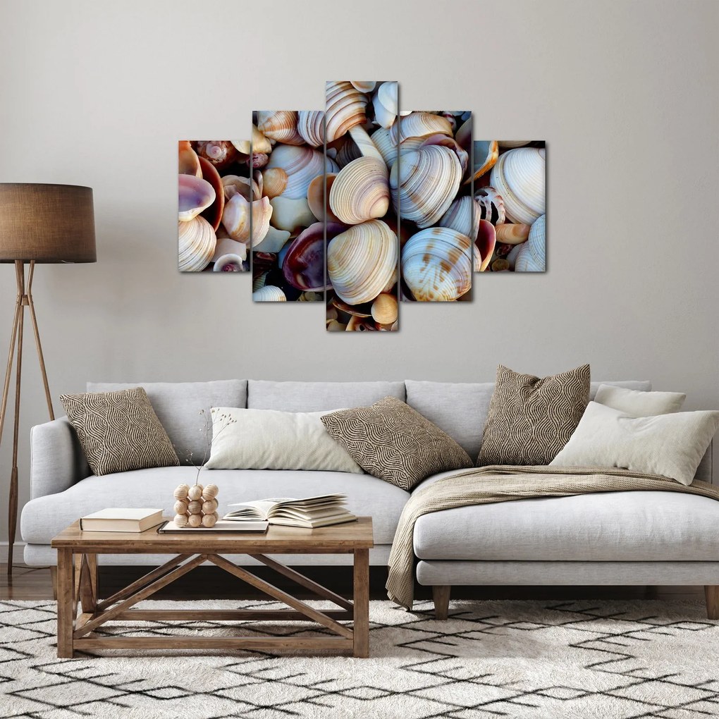 Obraz mušlí (150x105 cm)