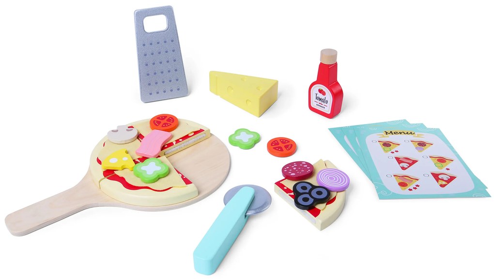 Drevené príslušenstvo k peci na pizzu ECOTOYS