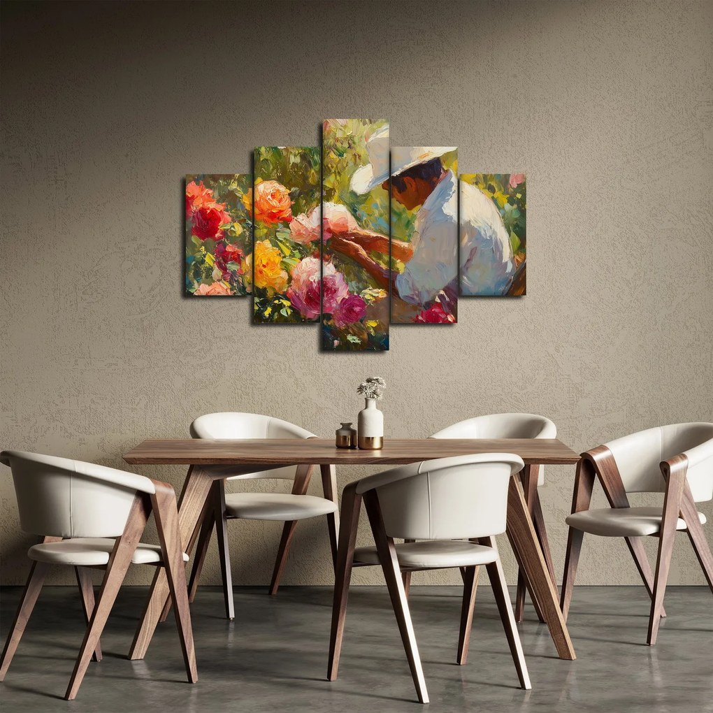 Obraz - Záhradník (150x105 cm)