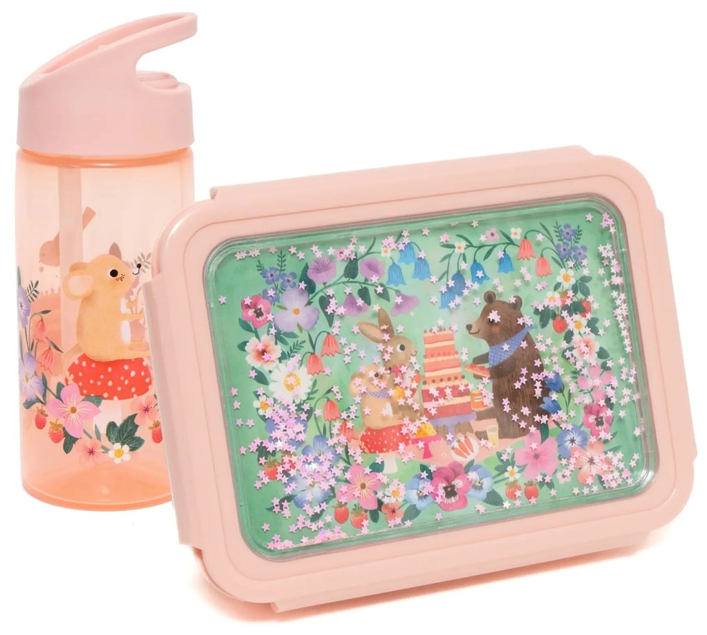 PETIT MONKEY Detská fľaša Animals Picnic 380 ml