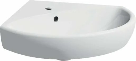 Geberit Selnova rohové umývadielko 59x56 cm otvor pre batériu uprostred 501.050.00.5