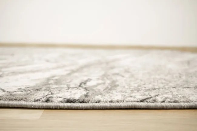 Metrážny koberec Aqua Marble 19 mramor sivý