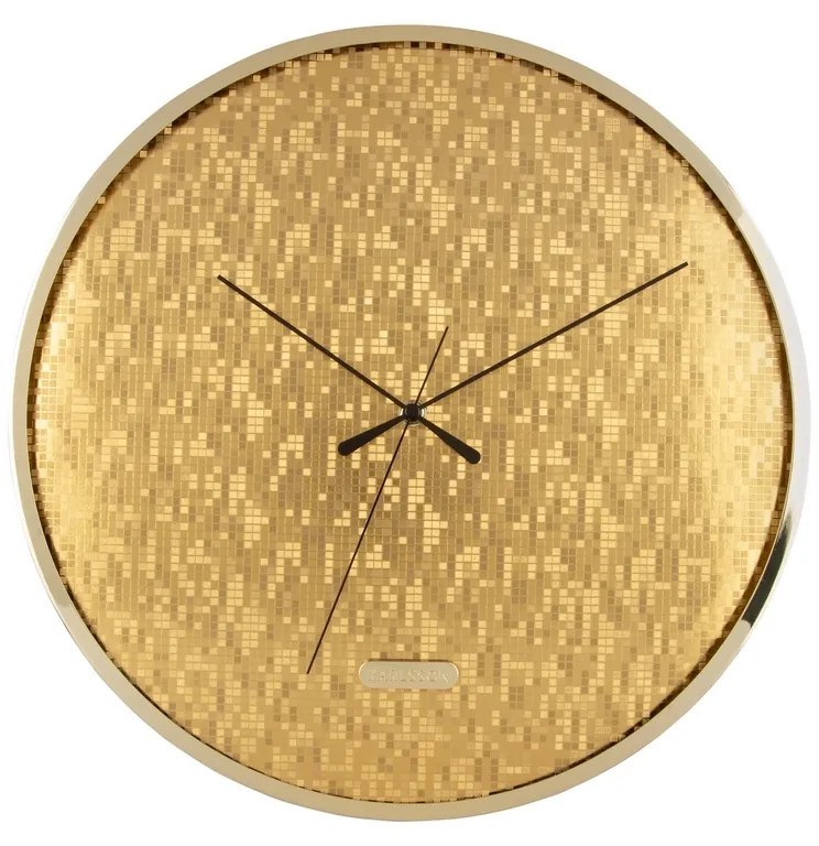 Karlsson 6005GD dizajnové nástenné hodiny zlatá, pr. 40 cm